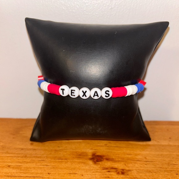Texas (State) Heishi Bracelet - Picture 3 of 6